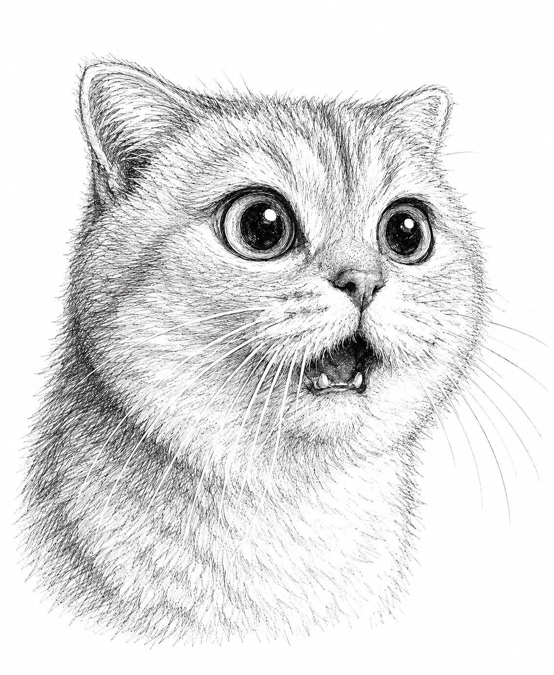 cat angry image